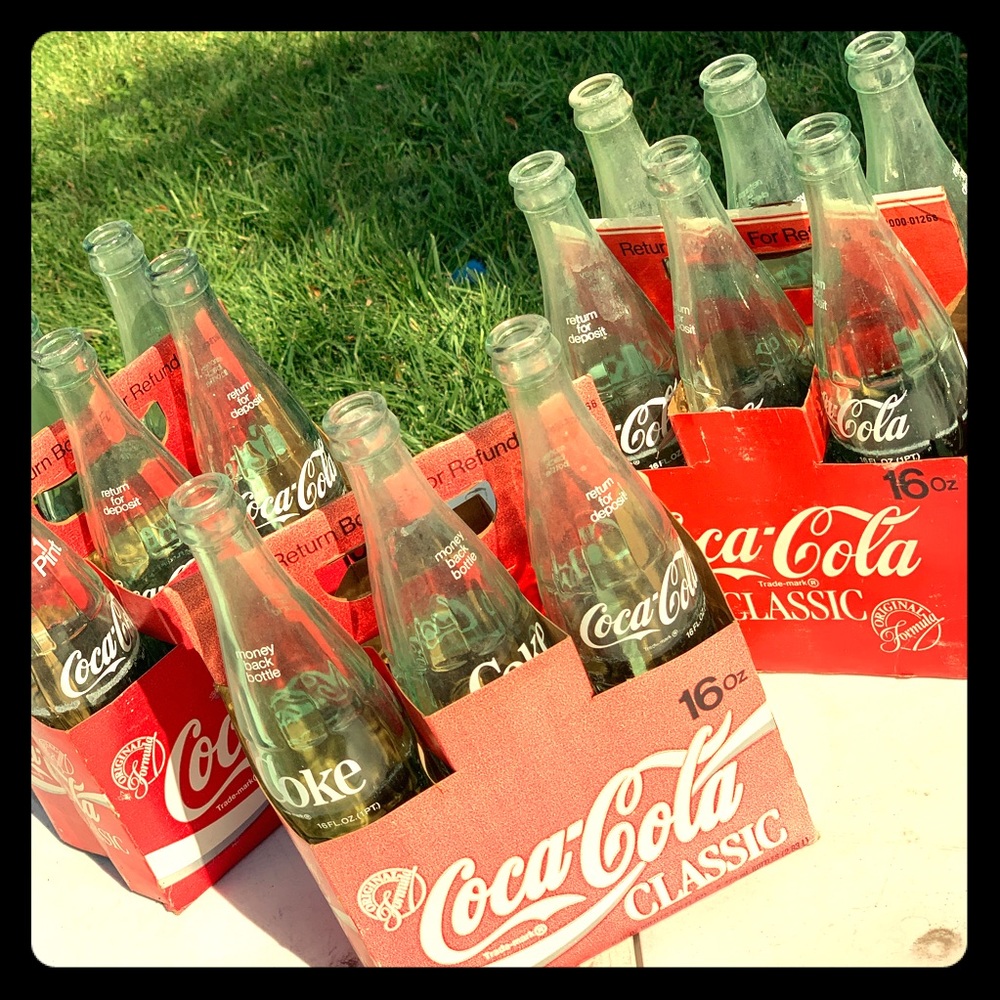 Vintage CocaCola bottles
